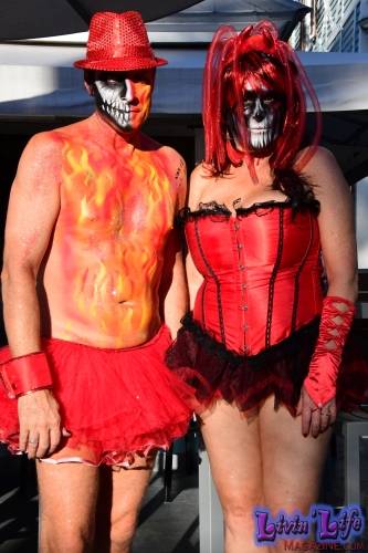 Vibrant Body Art and Elaborate Costumes at Fantasy Fest 2018, Key West