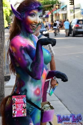 Vibrant Body Art and Elaborate Costumes at Fantasy Fest 2018, Key West