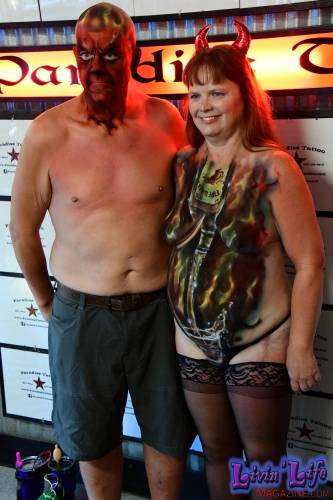 Vibrant Body Art and Elaborate Costumes at Fantasy Fest 2018, Key West