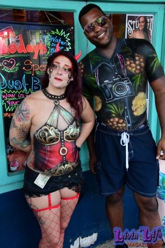 Vibrant Body Art and Elaborate Costumes at Fantasy Fest 2018, Key West