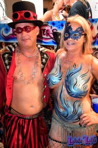 Vibrant Body Art and Elaborate Costumes at Fantasy Fest 2018, Key West