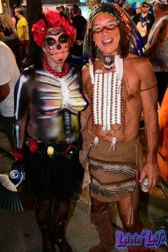 Vibrant Body Art and Elaborate Costumes at Fantasy Fest 2018, Key West