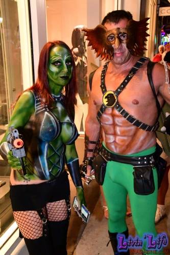 Vibrant Body Art and Elaborate Costumes at Fantasy Fest 2018, Key West