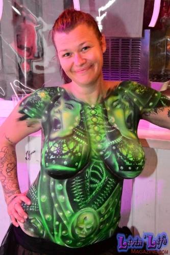 Vibrant Body Art and Elaborate Costumes at Fantasy Fest 2018, Key West