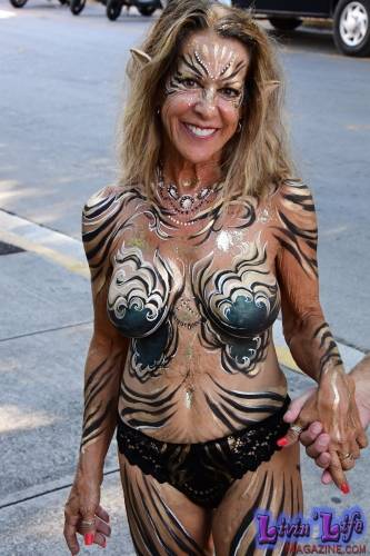 Vibrant Body Art and Elaborate Costumes at Fantasy Fest 2018, Key West