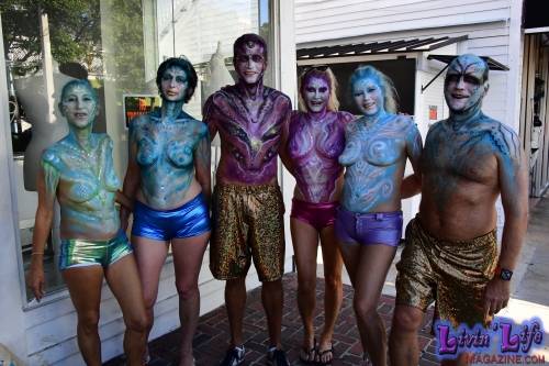 Vibrant Body Art and Elaborate Costumes at Fantasy Fest 2018, Key West