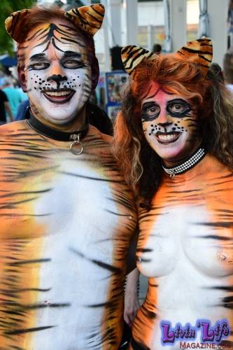 Vibrant Body Art and Elaborate Costumes at Fantasy Fest 2018, Key West