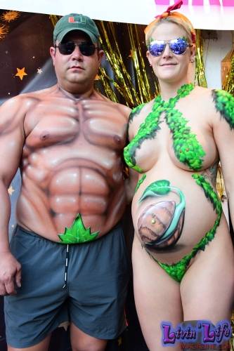 Vibrant Body Art and Elaborate Costumes at Fantasy Fest 2018, Key West