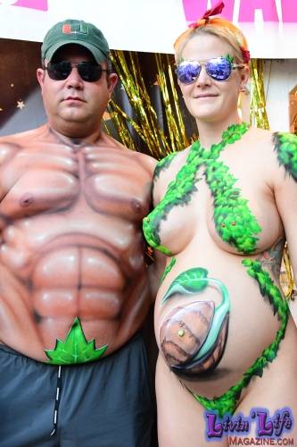 Vibrant Body Art and Elaborate Costumes at Fantasy Fest 2018, Key West