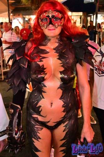 Vibrant Body Art and Elaborate Costumes at Fantasy Fest 2018, Key West
