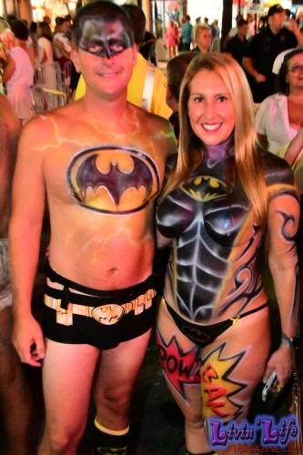 Vibrant Body Art and Elaborate Costumes at Fantasy Fest 2018, Key West