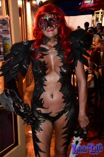 Vibrant Body Art and Elaborate Costumes at Fantasy Fest 2018, Key West