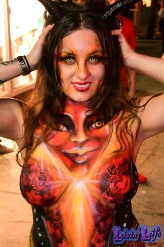 Vibrant Body Art and Elaborate Costumes at Fantasy Fest 2018, Key West