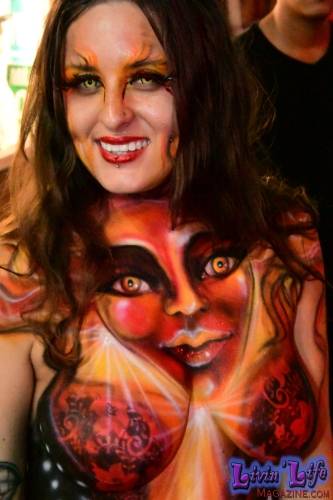 Vibrant Body Art and Elaborate Costumes at Fantasy Fest 2018, Key West