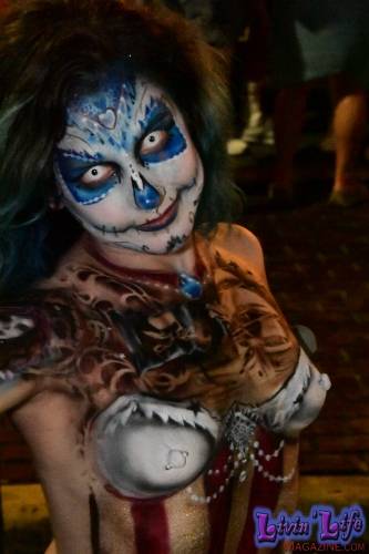 Vibrant Body Art and Elaborate Costumes at Fantasy Fest 2018, Key West