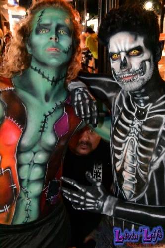 Vibrant Body Art and Elaborate Costumes at Fantasy Fest 2018, Key West