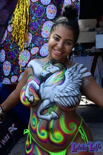 Vibrant Body Art and Elaborate Costumes at Fantasy Fest 2018, Key West