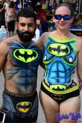 Vibrant Body Art and Elaborate Costumes at Fantasy Fest 2018, Key West