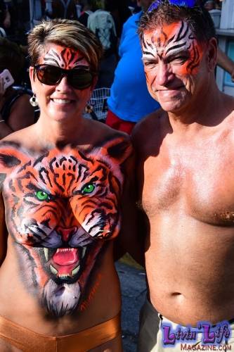 Vibrant Body Art and Elaborate Costumes at Fantasy Fest 2018, Key West