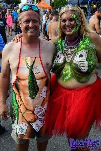 Vibrant Body Art and Elaborate Costumes at Fantasy Fest 2018, Key West