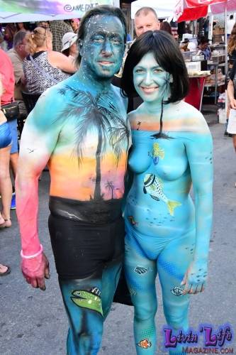 Vibrant Body Art and Elaborate Costumes at Fantasy Fest 2018, Key West