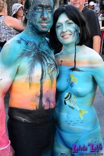 Vibrant Body Art and Elaborate Costumes at Fantasy Fest 2018, Key West