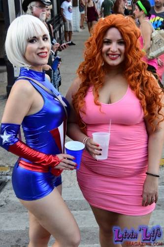 Vibrant Body Art and Elaborate Costumes at Fantasy Fest 2018, Key West
