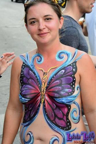 Vibrant Body Art and Elaborate Costumes at Fantasy Fest 2018, Key West