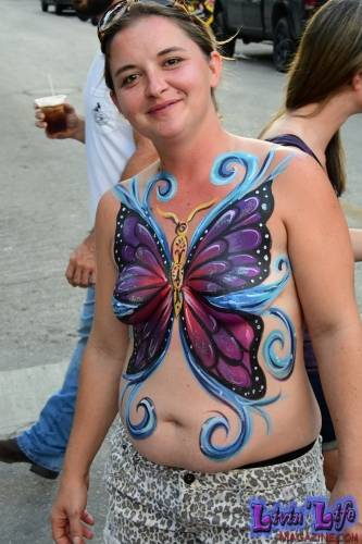 Vibrant Body Art and Elaborate Costumes at Fantasy Fest 2018, Key West