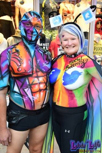 Vibrant Body Art and Elaborate Costumes at Fantasy Fest 2018, Key West