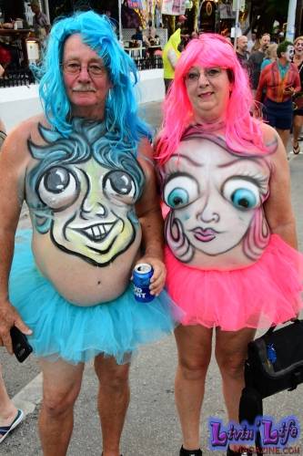 Vibrant Body Art and Elaborate Costumes at Fantasy Fest 2018, Key West