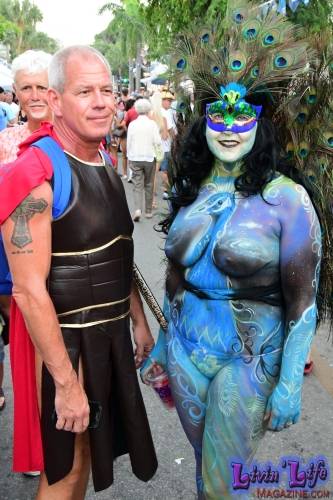 Vibrant Body Art and Elaborate Costumes at Fantasy Fest 2018, Key West