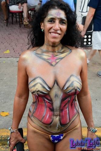 Vibrant Body Art and Elaborate Costumes at Fantasy Fest 2018, Key West