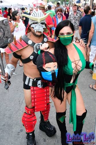 Vibrant Body Art and Elaborate Costumes at Fantasy Fest 2018, Key West