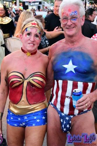 Vibrant Body Art and Elaborate Costumes at Fantasy Fest 2018, Key West