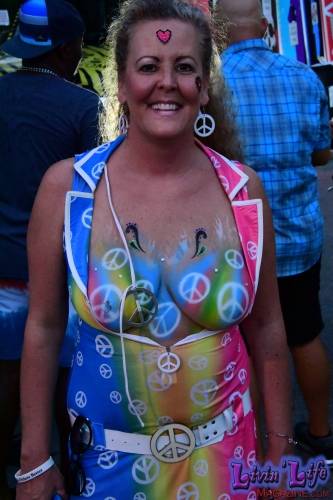 Vibrant Body Art and Elaborate Costumes at Fantasy Fest 2018, Key West