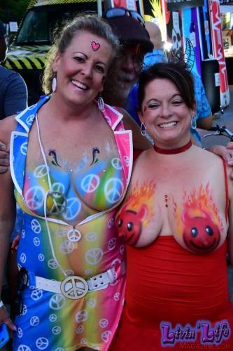 Vibrant Body Art and Elaborate Costumes at Fantasy Fest 2018, Key West