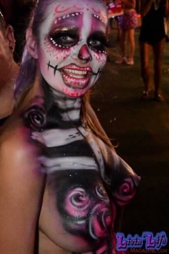 Vibrant Body Art and Elaborate Costumes at Fantasy Fest 2018, Key West