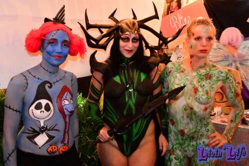 Vibrant Body Art and Elaborate Costumes at Fantasy Fest 2018, Key West