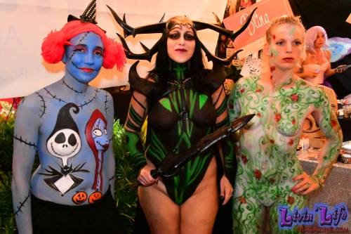 Vibrant Body Art and Elaborate Costumes at Fantasy Fest 2018, Key West