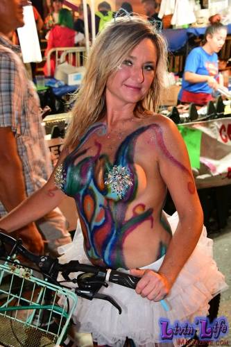Vibrant Body Art and Elaborate Costumes at Fantasy Fest 2018, Key West