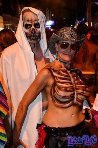 Vibrant Body Art and Elaborate Costumes at Fantasy Fest 2018, Key West