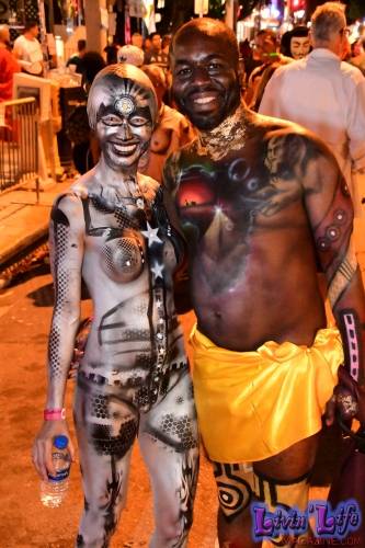 Vibrant Body Art and Elaborate Costumes at Fantasy Fest 2018, Key West