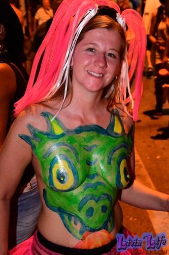 Vibrant Body Art and Elaborate Costumes at Fantasy Fest 2018, Key West