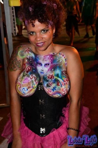 Vibrant Body Art and Elaborate Costumes at Fantasy Fest 2018, Key West
