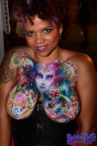 Vibrant Body Art and Elaborate Costumes at Fantasy Fest 2018, Key West