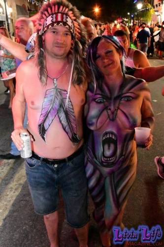 Vibrant Body Art and Elaborate Costumes at Fantasy Fest 2018, Key West