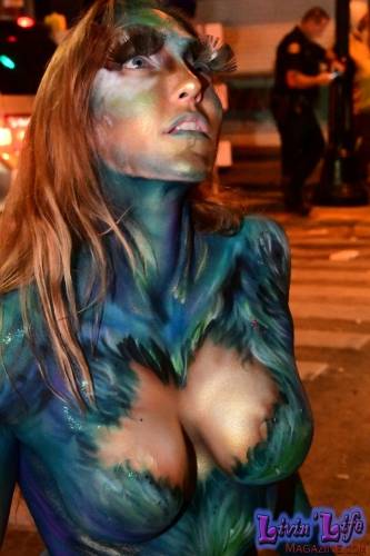 Vibrant Body Art and Elaborate Costumes at Fantasy Fest 2018, Key West