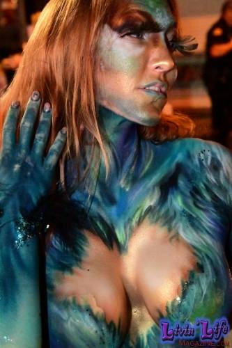 Vibrant Body Art and Elaborate Costumes at Fantasy Fest 2018, Key West