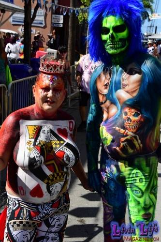 Vibrant Body Art and Elaborate Costumes at Fantasy Fest 2018, Key West